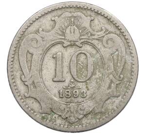 10 геллеров 1893 года Австрия