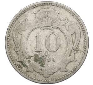 10 геллеров 1894 года Австрия — Фото №1