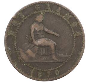 2 сентимо 1870 года Испания — Фото №1