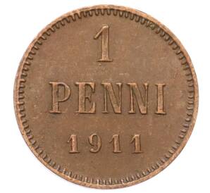 1 пенни 1911 года Русская Финляндия