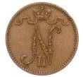 Монета 1 пенни 1914 года Русская Финляндия (Артикул: K10-3147) — Фото №2