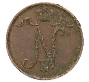 1 пенни 1900 года Русская Финляндия — Фото №2