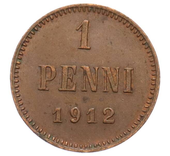Монета 1 пенни 1912 года Русская Финляндия (Артикул: K10-3151) — Фото №1