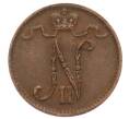 Монета 1 пенни 1912 года Русская Финляндия (Артикул: K10-3161) — Фото №2