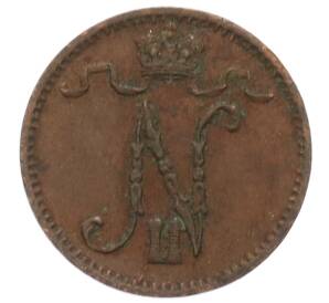 1 пенни 1900 года Русская Финляндия — Фото №2