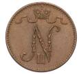 Монета 1 пенни 1915 года Русская Финляндия (Артикул: K10-3172) — Фото №2