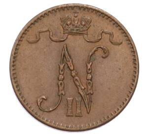 1 пенни 1915 года Русская Финляндия — Фото №2