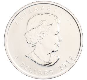 5 долларов 2012 года Канада «Кленовый лист» — Фото №2