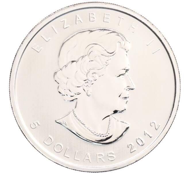 Монета 5 долларов 2012 года Канада «Кленовый лист» (Артикул: K10-3239) — Фото №2