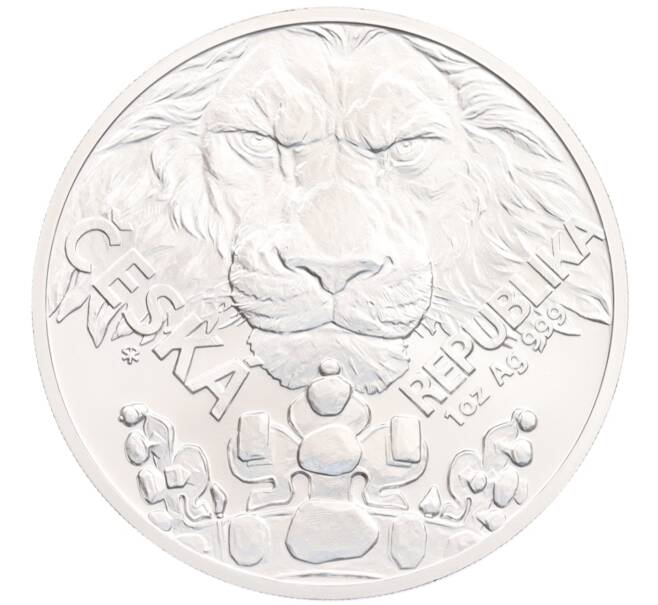 Монета 2 доллара 2023 года Ниуэ «Чешский лев» (Артикул: K10-3251) — Фото №1
