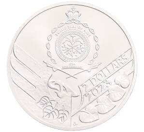 2 доллара 2023 года Ниуэ «Чешский лев» — Фото №2