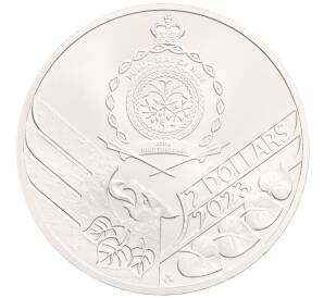 2 доллара 2023 года Ниуэ «Чешский лев» — Фото №2