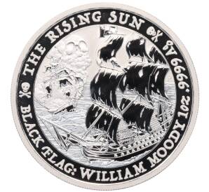 1 доллар 2022 года Тувалу «Черный флаг — Восходящее Солнце» — Фото №1