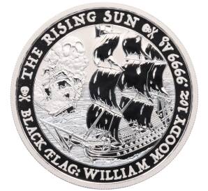 1 доллар 2022 года Тувалу «Черный флаг — Восходящее Солнце» — Фото №1