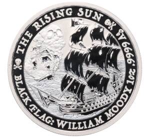 1 доллар 2022 года Тувалу «Черный флаг — Восходящее Солнце» — Фото №1