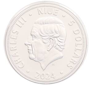 5 долларов 2024 года Ниуэ «Чешский лев» — Фото №2
