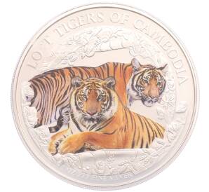 3000 риелей 2024 года Камбоджа «Потерянные тигры Камбоджи» (Цветное покрытие) — Фото №1