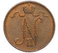 Монета 1 пенни 1915 года Русская Финляндия (Артикул: K10-3297) — Фото №2