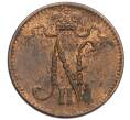 Монета 1 пенни 1915 года Русская Финляндия (Артикул: K10-3302) — Фото №2