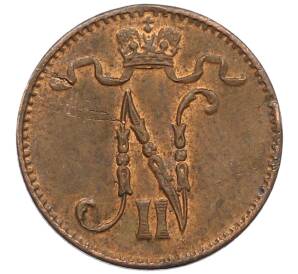 1 пенни 1915 года Русская Финляндия — Фото №2