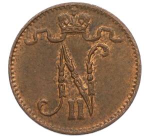 1 пенни 1915 года Русская Финляндия — Фото №2