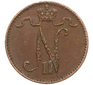 1 пенни 1909 года Русская Финляндия — Фото №2