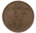 Монета 1 пенни 1909 года Русская Финляндия (Артикул: K10-3330) — Фото №2