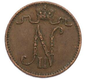 1 пенни 1909 года Русская Финляндия — Фото №2