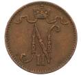 Монета 1 пенни 1909 года Русская Финляндия (Артикул: K10-3332) — Фото №2