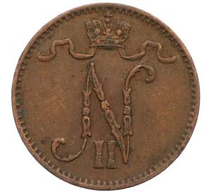 1 пенни 1909 года Русская Финляндия — Фото №2