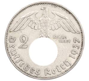 2 рейхсмарки 1937 года J Германия — Фото №1