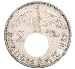 2 рейхсмарки 1937 года G Германия — Фото №1
