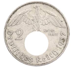 2 рейхсмарки 1937 года J Германия — Фото №1