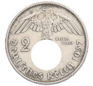 2 рейхсмарки 1937 года F Германия — Фото №1