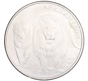 5000 франков 2016 года Конго «Африканский лев» — Фото №1