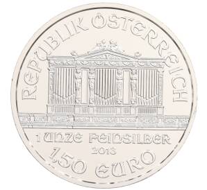 1.50 евро 2013 года Австрия «Венская филармония» — Фото №2