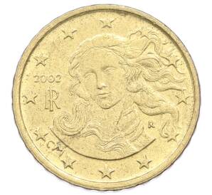 10 евроцентов 2002 года Италия — Фото №1