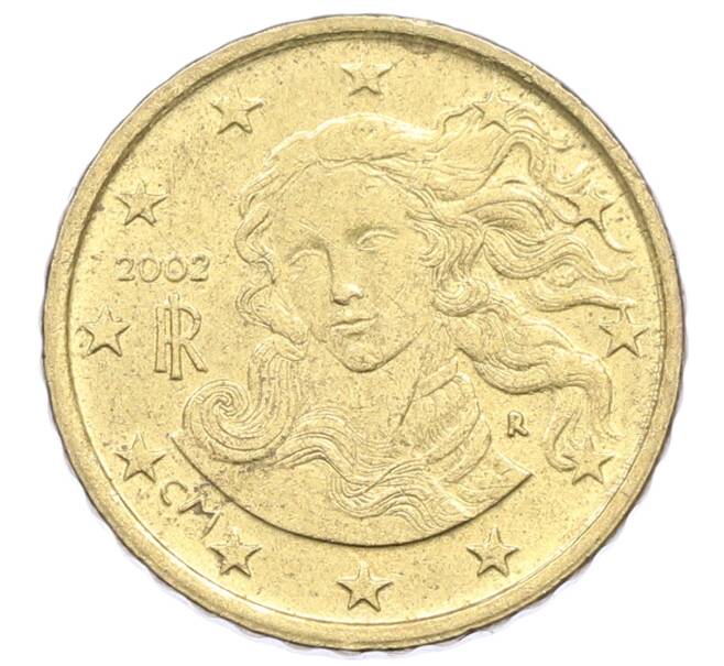 Монета 10 евроцентов 2002 года Италия (Артикул: T11-24359) — Фото №1