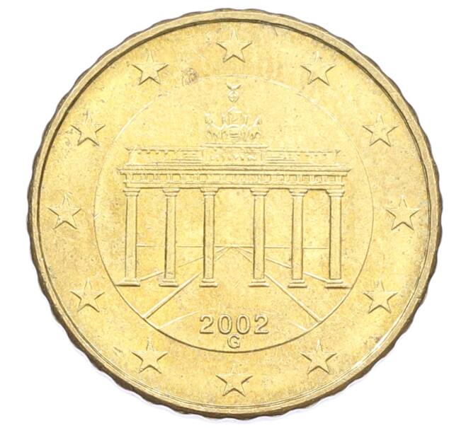 Монета 10 евроцентов 2002 года G Германия (Артикул: T11-24360) — Фото №1