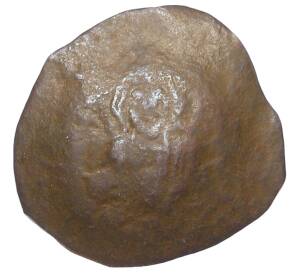 Аспрон-трахи («монета-чашка») 1204-1261 года Византия — Фото №2