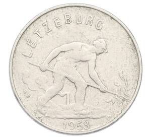 1 франк 1953 года Люксембург — Фото №1