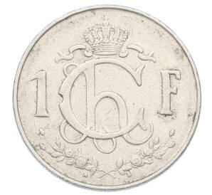 1 франк 1953 года Люксембург — Фото №2