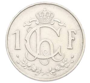 1 франк 1955 года Люксембург — Фото №2