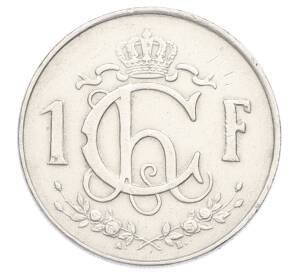 1 франк 1957 года Люксембург — Фото №2