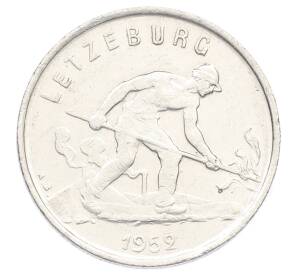 1 франк 1952 года Люксембург — Фото №1