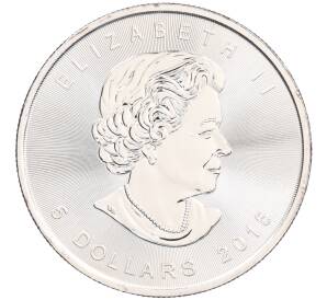 5 долларов 2015 года Канада «Кленовый лист» — Фото №2