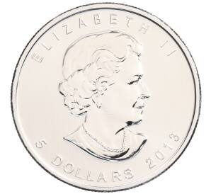 5 долларов 2013 года Канада «Кленовый лист» — Фото №2