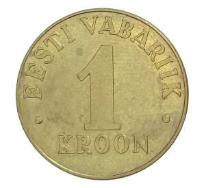 1 крона 1998 года Эстония — Фото №2