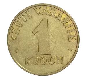 1 крона 2000 года Эстония — Фото №2
