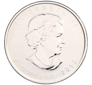 5 долларов 2012 года Канада «Кленовый лист» — Фото №2